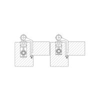 Sassba Einfräsband Easy 3D-030 Inox-Optik Rahmenteil...