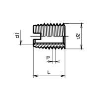 RAMPA Gewindebuchsen Typ ES Messing M 10x18 | 100...
