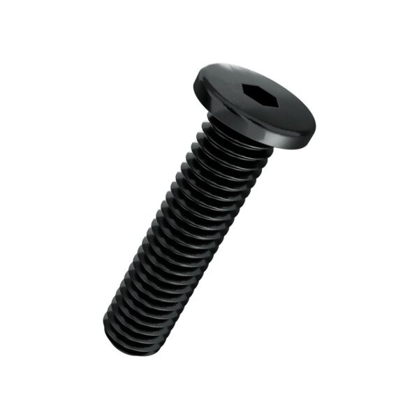 Zyl-Schrauben In-6Kt extrem niedriger Kopf 10.9 gsw M8x12 | 100 Stück je Packung