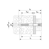 fischer Nageldübel m. Senkkopf KS Z A2 N 8x80/40 S...