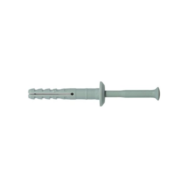 fischer Nageldübel mit Pilzkopf grau N 6x40/7 P K | 50 Stück je Packung