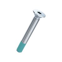 Senk-Olivenschrauben T25 ~DIN 965-5.8 znb blau Precote...