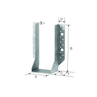 SST Balkenschuh Stahl feuerverzinkt BSNN 70x155x2 | 40...