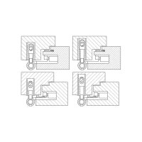 Sassba Einfräsband Easy 3DC-025 Inox-Optik...