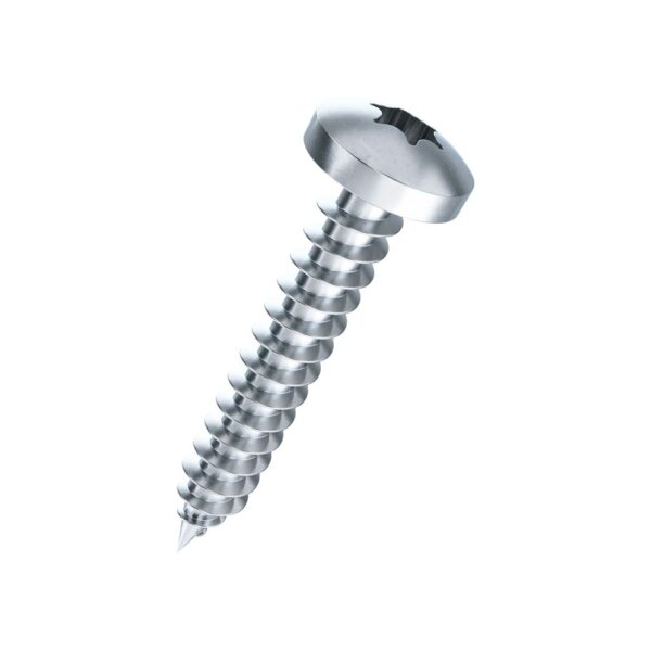 Pan-Head Spanplattenschrauben T Stahl verzinkt blau 4x60 | 200 Stück je Packung