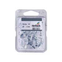 Hettich Tablarträger Ø 5 mm, Safety, transparent | 5 Stück je Packung