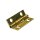 Hettich Scharnier 20 x 12 x 0.5 mm, vermessingt | 5 Stück je Packung