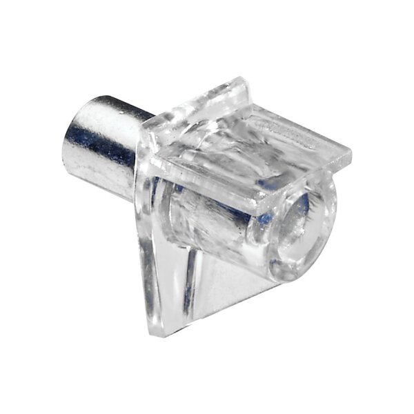 Hettich Tablarträger Ø 6 mm, Safety, transparent | 5 Stück je Packung