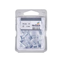 Hettich Tablarträger Ø 6 mm, Safety, transparent | 5 Stück je Packung