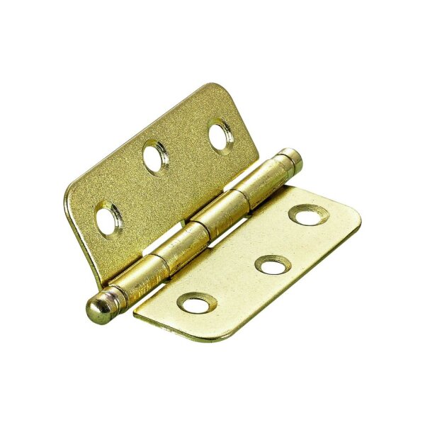 Hettich Zierscharnier 50 x 40 mm, vermessingt | 5 Stück je Packung