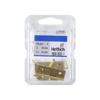 Hettich Scharnier 38 x 25 x 1 mm, Messing matt | 5...