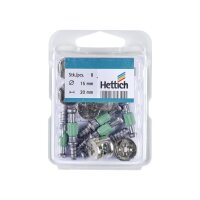 Hettich Verbindungsbeschlägeset Rastex 15, 20 mm | 5...