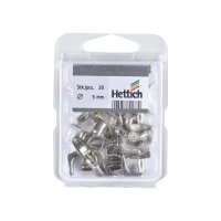 Hettich Tablarträger Ø 5 mm, Sekura 2, vernickelt | 5 Stück je Packung