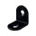 Hettich Stuhlwinkel 20 x 20 x 15 mm, schwarz, 10 | 10 Stück je Packung