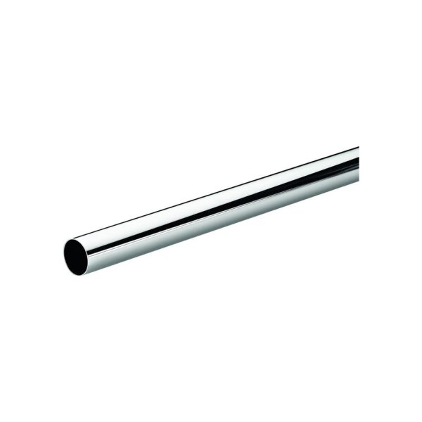 Hettich Schrankrohr Ø 25 x 2000 mm, rund, verchromt | 5 Stück je Packung