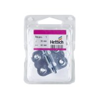 Hettich Grendelriegel 35 x 42 mm, verzinkt | 5 Stück...