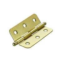 Hettich Zierscharnier 60 x 40 mm, vermessingt | 5...