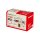 fischer DUOPOWER Universaldübel Nylon grau/rot mit Schraube 5x25 | 50 Stück je Packung
