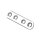 Hettich Verbindungsblech 15 x 60 mm, verzinkt | 50 Stück je Packung