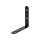 Hettich Stuhlwinkel 20 x 100 x 100 mm, schwarz, 25 | 25 Stück je Packung