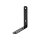 Hettich Stuhlwinkel 15 x 80 x 80 mm, schwarz, 25 | 25 Stück je Packung