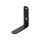 Hettich Stuhlwinkel 15 x 60 x 60 mm, schwarz, 25 | 25 Stück je Packung