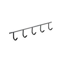 Hettich Hakenleiste 350 x 52 x 35 mm, schwarz | 10...