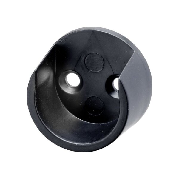 Hettich Schrankrohr-Lager, für Rundrohr Ø 25 mm, schwarz | 5 Stück je Packung