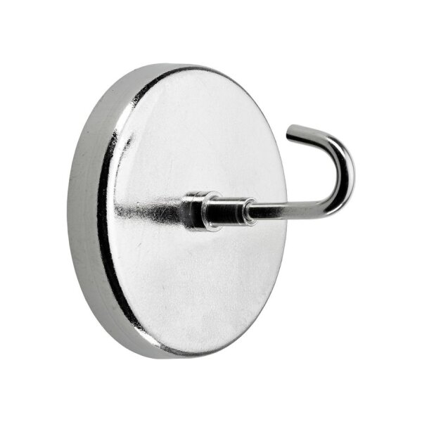 Hettich Magnethaken Ø 51 mm, vernickelt | 5 Stück je Packung