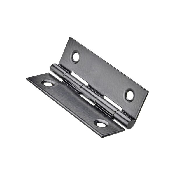 Hettich Scharnier 50 x 30 x 1.2 mm, schwarz | 5 Stück je Packung
