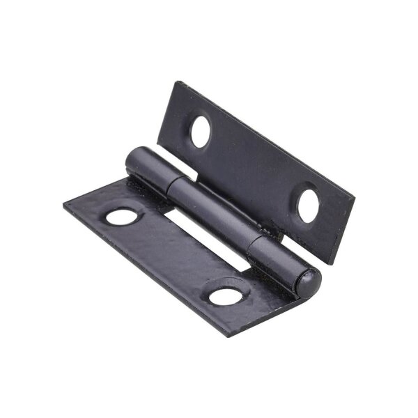 Hettich Scharnier 40 x 25 x 1 mm, schwarz | 5 Stück je Packung