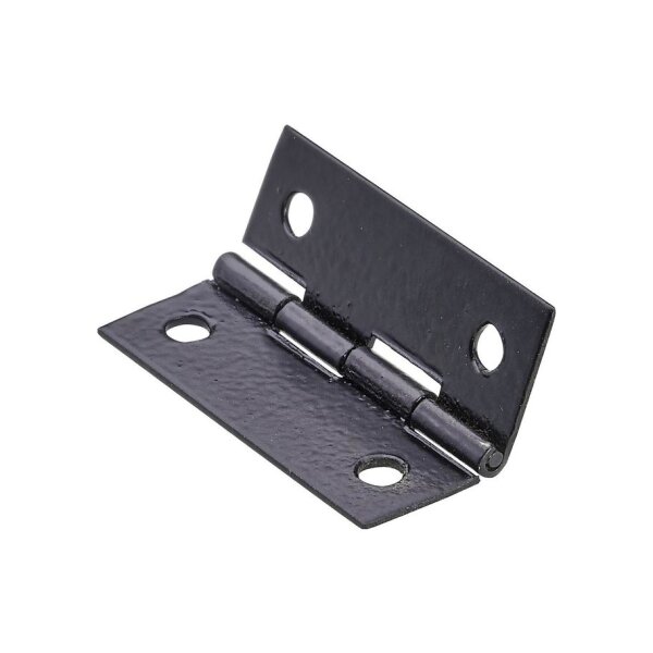 Hettich Scharnier 25 x 18 x 0.8 mm, schwarz | 5 Stück je Packung