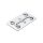 Hettich Verbindungsblech 40 x 66 mm, verzinkt | 25 Stück je Packung
