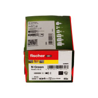 fischer Nageldübel N Green KS Z 6x40/10 S Senkkopf | 45 Stück je Packung