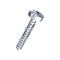 Linsen-Blechschrauben Z Spitze DIN 7981C-St znb C 4,2x16...